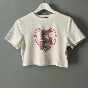 White Crop Top